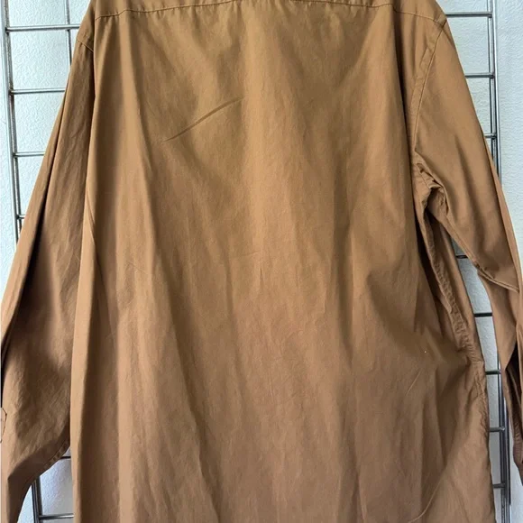 CALVIN KLEIN Brown Slim Fit Dress Shirt - Picture 5 of 7